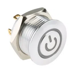 RS PRO Illuminated Push Button Switch Momentary 16 mm SPST Green Red LED 36 V DC, 1758720-picture-45