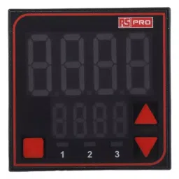 RS PRO PID Temperature Controller Panel Mount 110-240 V AC 48x48 mm, 1241066-7