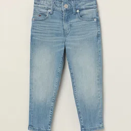 Tommy Hilfiger Boys Straight Fit Light Fade Jeans-image-85
