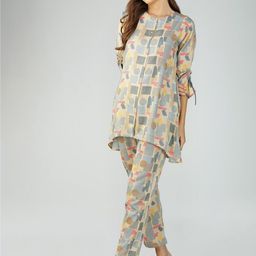 Bindigasm Abstract Printed Tunic With Trouser Co-Ords image 5