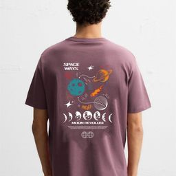 MISCHIEF MONKEY Men Graphic Printed Round Neck Pure Cotton Relaxed Fit T-shirt-picture-24