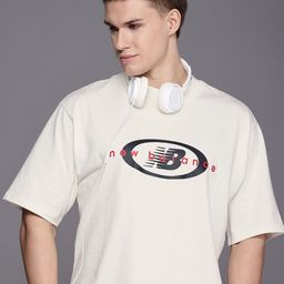 New Balance Pure Cotton Printed Oversized Sports T-shirt-image-86
