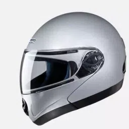 Studds Silver Grey Medium (570 mm) Flip Up-Full Face Helmet, Ninja 2G-image-76