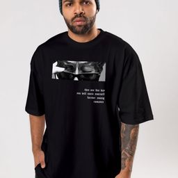 FLYIND VOGUE OUTFIT Men Bio Finish Graphic Printed Round Neck Cotton Oversized T-shirt-image-86