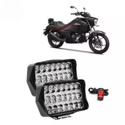 Cartronics 21 LED Fog Light With On/Off Switch   for Suzuki Intruder White(Set of 2 Pcs)-22