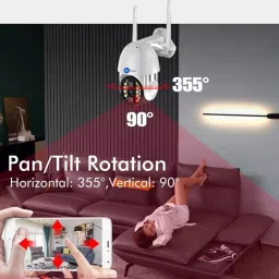 Maizic 3MP WiFi Security Dome Camera with Motion Detection,Two Way Audio Communication, 0324AHHK8DP image 4