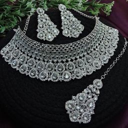 VATSALYA creation Women White Jewellery Set-image-48
