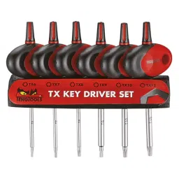 Teng Tools 6-Piece Torx Key Set, T-handle Shape, MDM706TXT-1