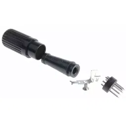 RS PRO 5 pole Din Plug Brass Cable Mount 34 V AC/DC 2 A, 1102826-6