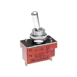 NKK SWITCHES TOGGLE SWITCH, SPST, 20A, 30VDC, PANEL, S1A-image-19