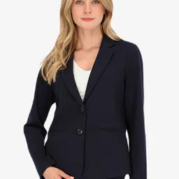 BAESD Women Notched Lapel Collar Single Breasted Formal Blazer-picture-36