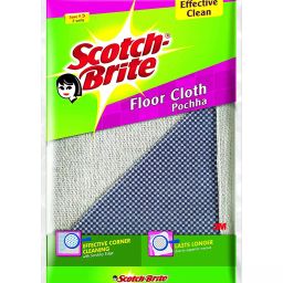 3M Scotch-Brite Floor Cleaning Cloth 2 Pcs & Single Sided Toilet Brush 1 Pcs-picture-13