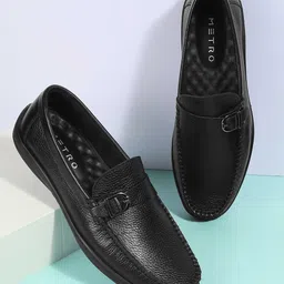 Metro Men Leather Round Toe Espadrilles-picture-46