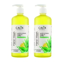 CALIX HERBAL 500 ml Each Lemon Hand Wash CHHW002 (Pack of 2)-image-13