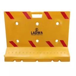 Ladwa 1000x350x750 mm Water Filling L-Type Barricades Yellow-28