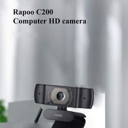 RAPOO C200 720P HD Webcam with Microphone, USB Computer Camera, Dual Noise Reduction Mics, 100° Wide-Angle Lens, Plug & Play, Ideal for Zoom, Skype, Teams, Video Calls, and Conferencing. image 5