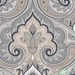 CG HOMES Grey & Black Ethnic Motifs 210 TC Queen Bedsheet with 2 Pillow Covers-image-30