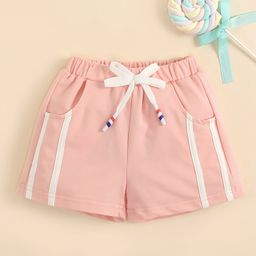 Kookie Kids Solid Colour Shorts - Light Pink-image-25