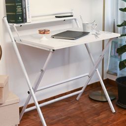 Faburaa Venus Shelf Study Table - Grey-image-7