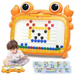ARCADE TOYS Magnetic Dot Art Drawing Board for Kids - Colour & Design may vary-12