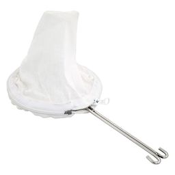 HAZEL Cloth Strainer Water Filter Removable Cloth with Stainless Steel Handle, 27 cm, Silver-picture-16