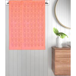 FABINALIV Set of 2 Orange Cartoon 300 GSM Cotton Kids Bath Towels (110X55 cm)-image-83