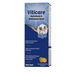 WestCoast Viticare Multivitamin & Multimineral Syrup - 200 ml - Orange Flavor-picture-37