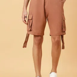 Kotty Men Low-Rise Cargo Shorts-image-71