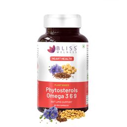 Bliss Welness Phytosterol With Omega 3-6-9 Supports Cholesterol & Immunity - 60 Capsules-34