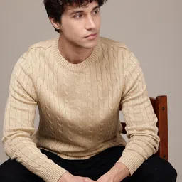 French Connection Cable Knit Pullover-image-67