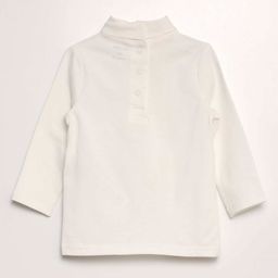 KIABI Boys Solid High Neck Cotton T-shirt-image-94