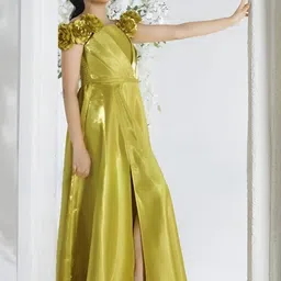 BAESD Satin Maxi Dress-image-22