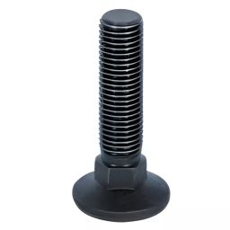CE Black Metal Threaded Support for Tapped End Clamp, CETS-24-37