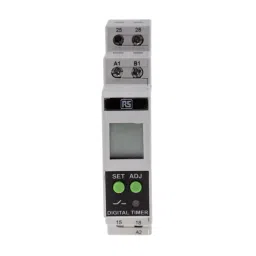 RS PRO Multi Function Timer Relay DIN Rail Mount 24 to 240 V AC/DC Model No. 8966860-16