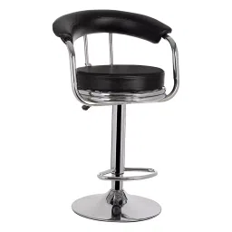 RoarWood Magma Leatherette Bar Stool Chair Black-28