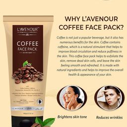 L'AVENOUR Coffee Face Pack with Caffeine & Niacinamide - 100 g image 3