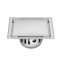 Sanjay Chilly Square Clean Line Golden Floor Drainer with Cockroach Trap Silver 153 x 153 mm, ‎SCCT-SCL-GS-153-image-39
