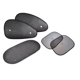 Auto Pearl Black Window Sunshade Chipkoo Curtains for Ignis (Set of 5 Pcs)-26