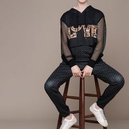 Label Ritu Kumar Printed Sweatshirt With Joggers-40