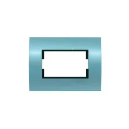 Anchor Penta Modular 8 Module Horizontal Aqua Green Designer Color Cover Plate, 65908AG-14