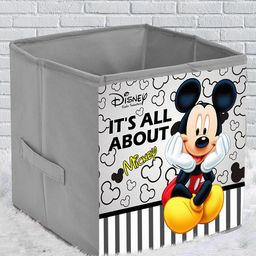 Kuber Industries Set Of 4 Disney Print Extra Large Foldable Organiser Cube image 4
