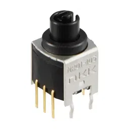 NKK SWITCHES ROTARY SWITCH, SP5T, 0.4VA, 28VAC/DC, TH, NR01105ANG13-picture-22