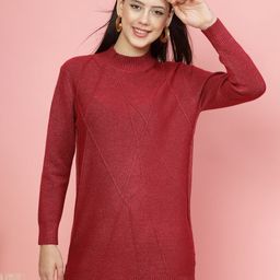 Mafadeny Women Turtle Neck Pullover Sweaters-image-53