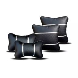 Auto Pearl APA666 Black, Silver Color Neck Rest with Cushion 4 Pcs Compatible for Cayenne E-Hybrid-image-21