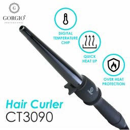 Gorgio Professional Premium HairConical Curling Tong wand (CT3090 )-picture-48