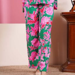 Salvia Sky Women Relaxed Trousers-image-77