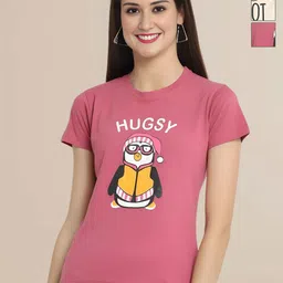 Mast & Harbour Women Typography 3 Printed Applique T-shirt-picture-33