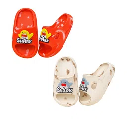 ONFEET Unisex Kids Set Of 2 Striped Slip-On Flip Flops-picture-16
