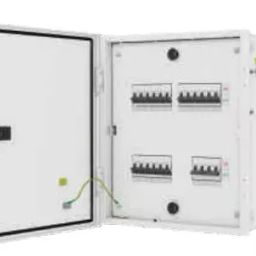 L&T [ Lauritz Knudsen ] DBTPE00654 6 Way Metal Door Distribution Box-picture-4