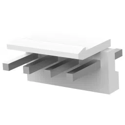 AMP - TE CONNECTIVITY CONNECTOR, HEADER, 4POS, 1ROW, 3.96MM, 1-1123723-4 (Pack 10)-25